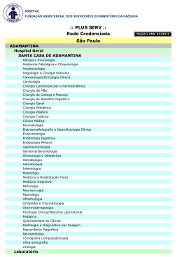 :: PLUS SERV :: Rede Credenciada São Paulo