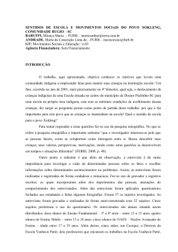 sentidos de escola e movimentos sociais do povo xokleng