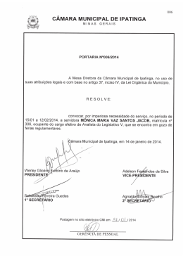 portaria 006/2014