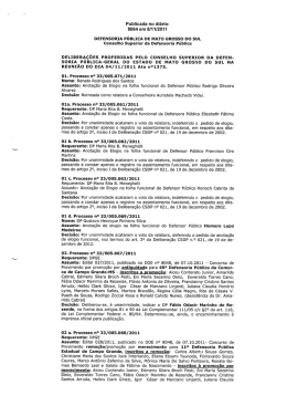 Publicada no di&aacute;rio: - Sistemas Informatizados