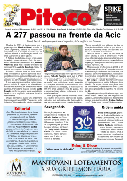 A 277 passou na frente da Acic