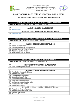 resultado final da seleção do pibid edital 02/2015 - proen