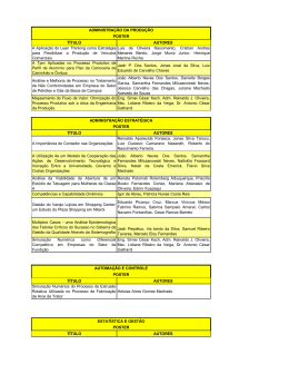 POSTERS - 22 DE OUTUBRO