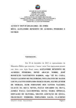 319856 R&Eacute;US: ALEXANDRE BENEDITO DE ALMEIDA PINHEIRO E