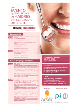 programa&ccedil;&atilde;o - Rosa Odontologia