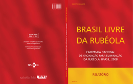 Brasil livre da Rub&eacute;ola - Biblioteca Virtual em Sa&uacute;de