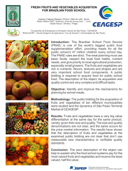 Introduction: The Brazilian School Food Service