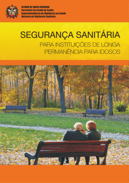 Segurança Sanitária - Instituições de Longa Permanência para Idosos
