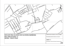 núcleo rua aloisio de oliveira barbosa rua projetada 13