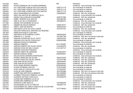 Resultado geral da Isen&ccedil;&atilde;o
