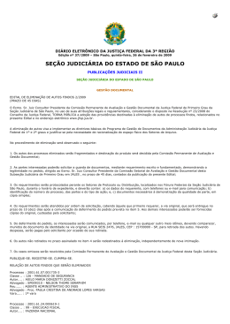 EDITAL n&ordm; 002/2009