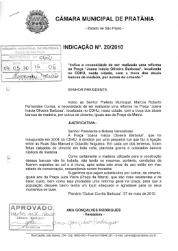 CÂMARA MUNICIPAL DE PRATÂNIA
