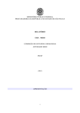 ministério público federal procuradoria da república no