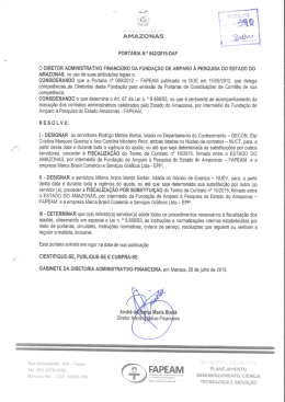 as* AMAZONAS PORTARIA N.” 04212015