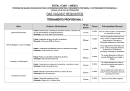 DAS VAGAS E REQUISITOS