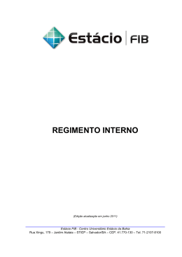 REGIMENTO INTERNO