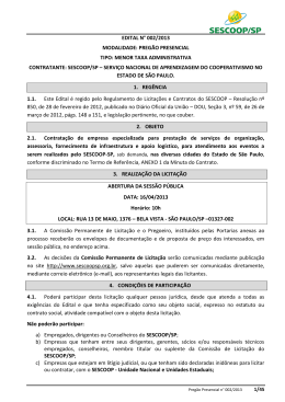 Edital PR n&ordm; 002/13 - Ag&ecirc;ncia de Eventos