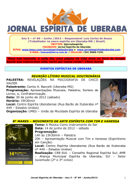 Junho de 2012 - Jornal Esp&iacute;rita de Uberaba
