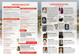 PROGRAMA&Ccedil;&Atilde;O