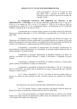 Resolu&ccedil;&atilde;o n&ordm; 170 - Secretaria de Direitos Humanos
