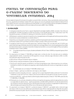 edital de conVoca&ccedil;&atilde;o para o exame discursiVo