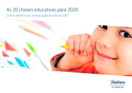 As 20 chaves educativas para 2020