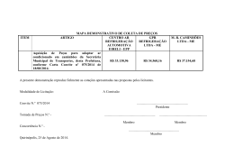 ata e homologação - Prefeitura Municipal de Quirinópolis