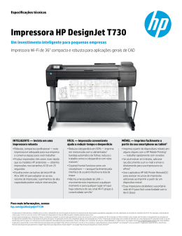 Impressora HP DesignJet T730