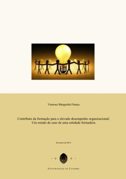 Contributo da formação para o elevado desempenho