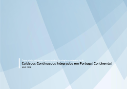 Cuidados Continuados Integrados em Portugal Continental