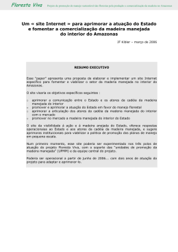 Um « site Internet » para aprimorar a atuação do Estado e