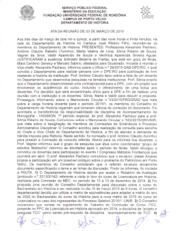01. Ata 03mar2015 - Departamento de História
