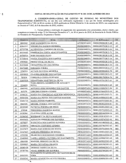 01/2014 - Ministério dos Transportes