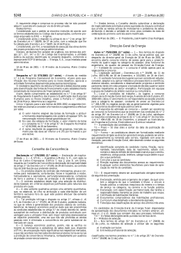 DIÁRIO DA REPÚBLICA — II SÉRIE N.o 126 — 31 de Maio de 2001