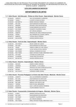 1&ordf; Retifica&ccedil;&atilde;o - Cotec - Universidade Estadual de Montes Claros