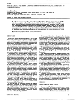ARTIGO SUCO DE LARANJA COM FERRO