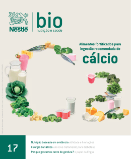 Alimentos fortificados para ingest&atilde;o recomendada de