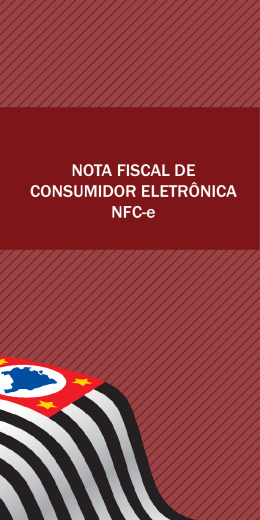 NOTA FISCAL DE CONSUMIDOR ELETRÔNICA NFC-e