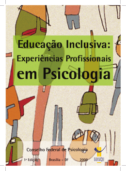 Educa&ccedil;&atilde;o Inclusiva - Conselho Federal de Psicologia