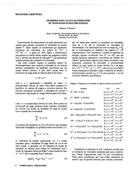 uM MoDEDo PARA cALcULAR coNsTANTÊs DE