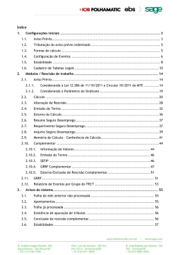 Apostila Rescis&atilde;o de Contrato