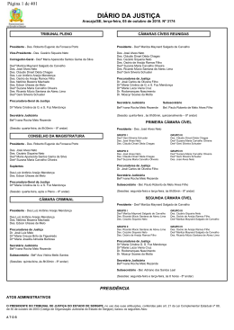 Di&aacute;rio da Justi&ccedil;a de Sergipe