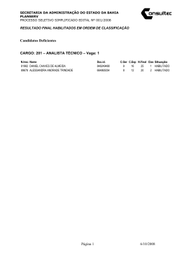 resultado final habilitados em ordem de classificação