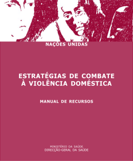 estrat&eacute;gias de combate &agrave; viol&ecirc;ncia dom&eacute;stica - Procuradoria