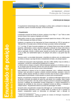 Orientações relativas às atribuições do Enfermeiro