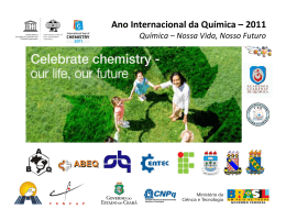 Ano Internacional da Qu&iacute;mica - Programa Nacional Olimp&iacute;adas de