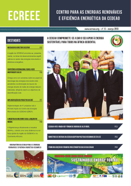 ECREEE Centro para as energias renov&Aacute;veis e efici&ecirc;ncia