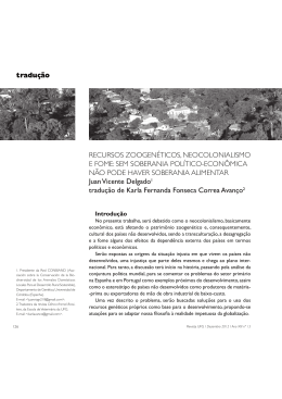 RECURSOS ZOOGENÉTICOS - PROEC