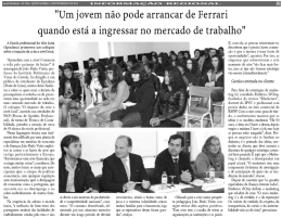 "Um jovem n&atilde;o pode arrancar de Ferrari quando esta a