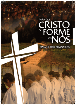 1 PARA QUE CRISTO SE FORME EM N&Oacute;S!